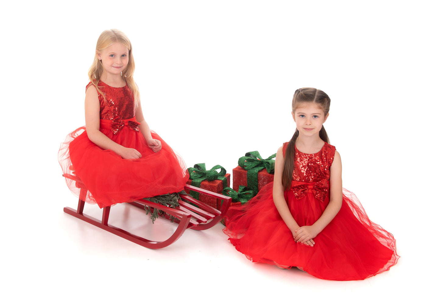 Red Sequin Sparkle Dress