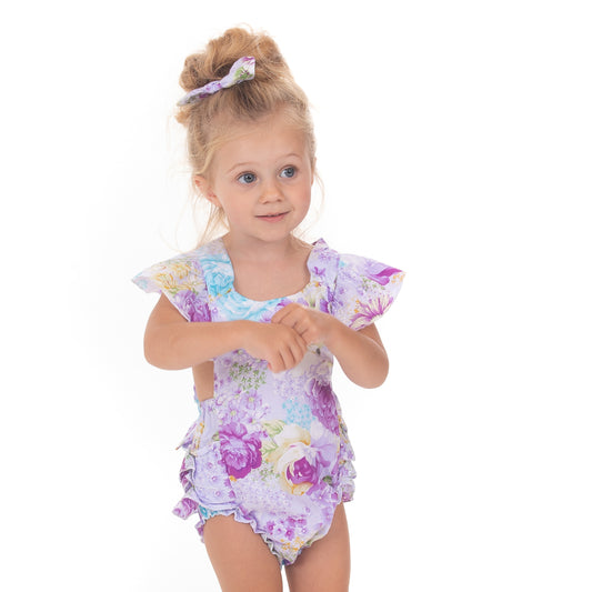 Lilac Floral Romper