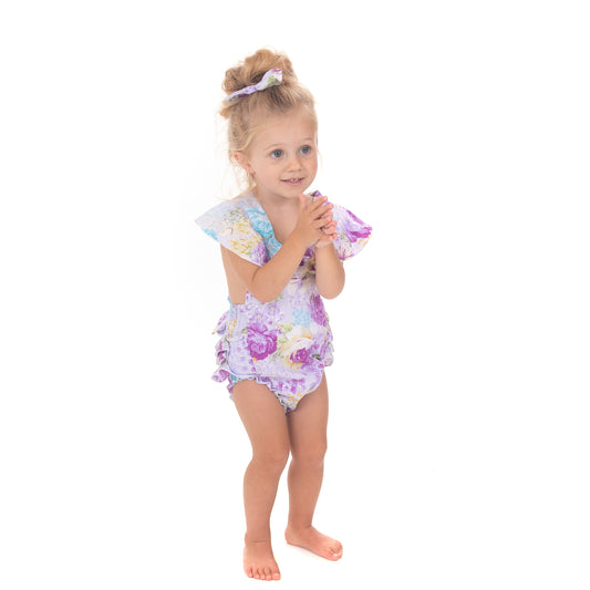 Lilac Floral Romper