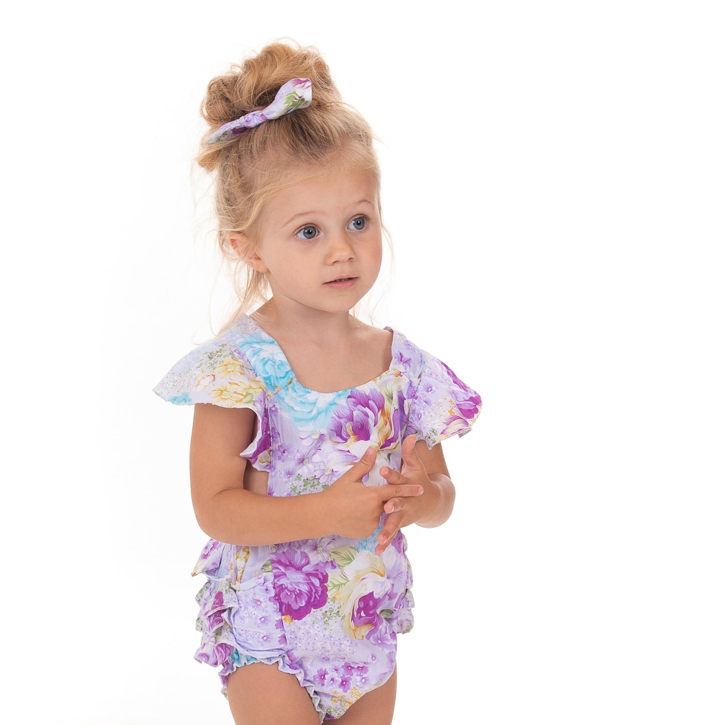 Lilac Floral Romper