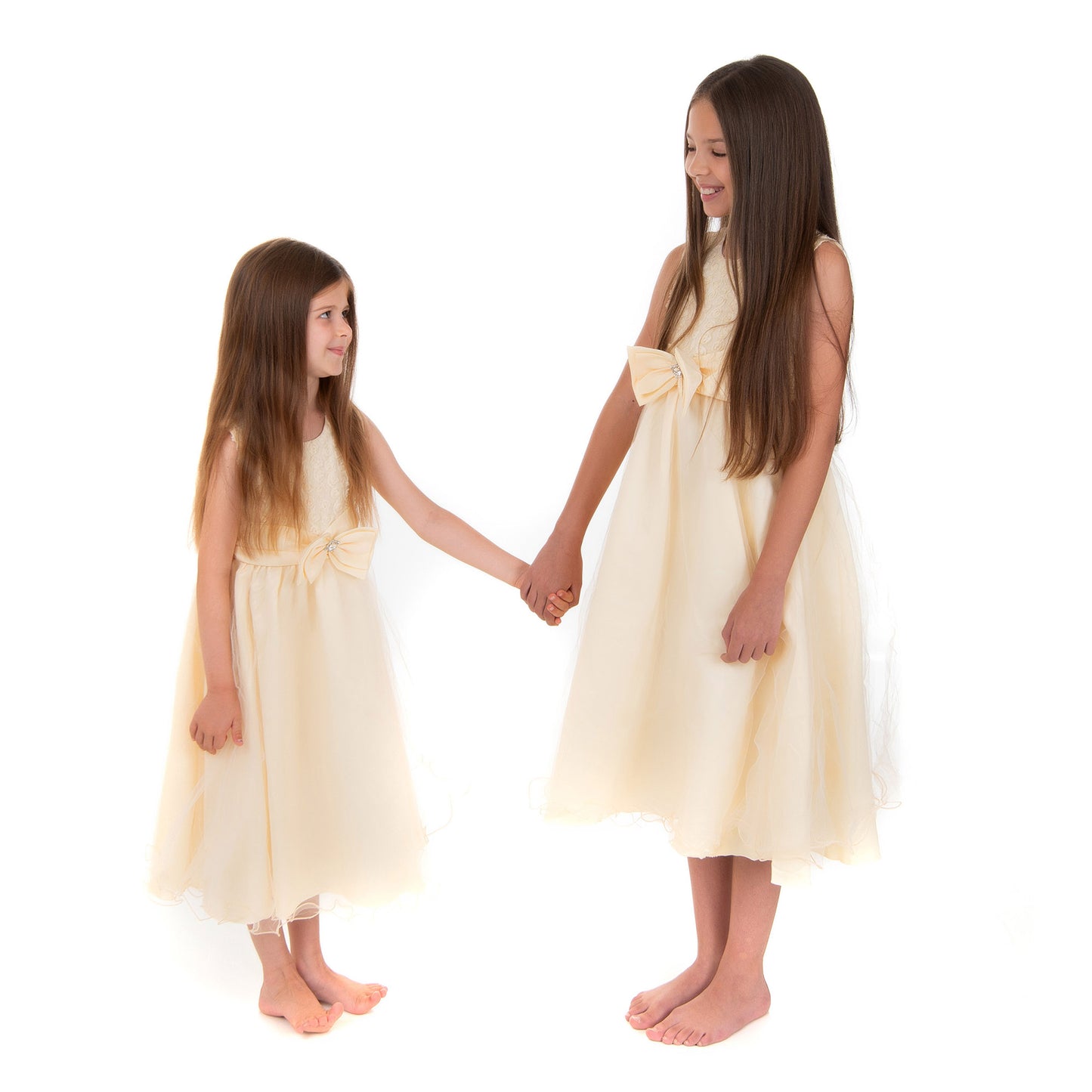 Cream Jewelled Dress