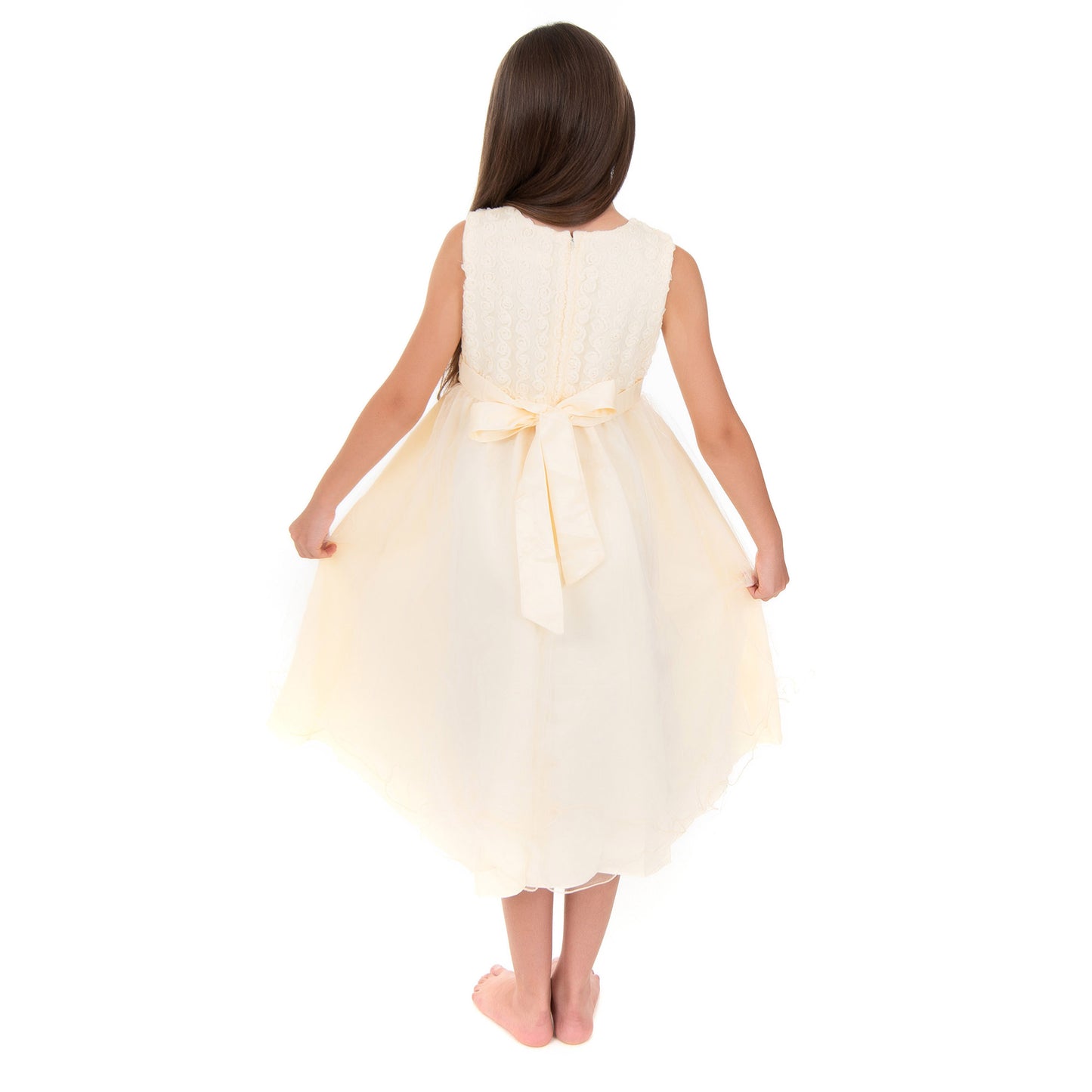 Cream Jewelled Dress