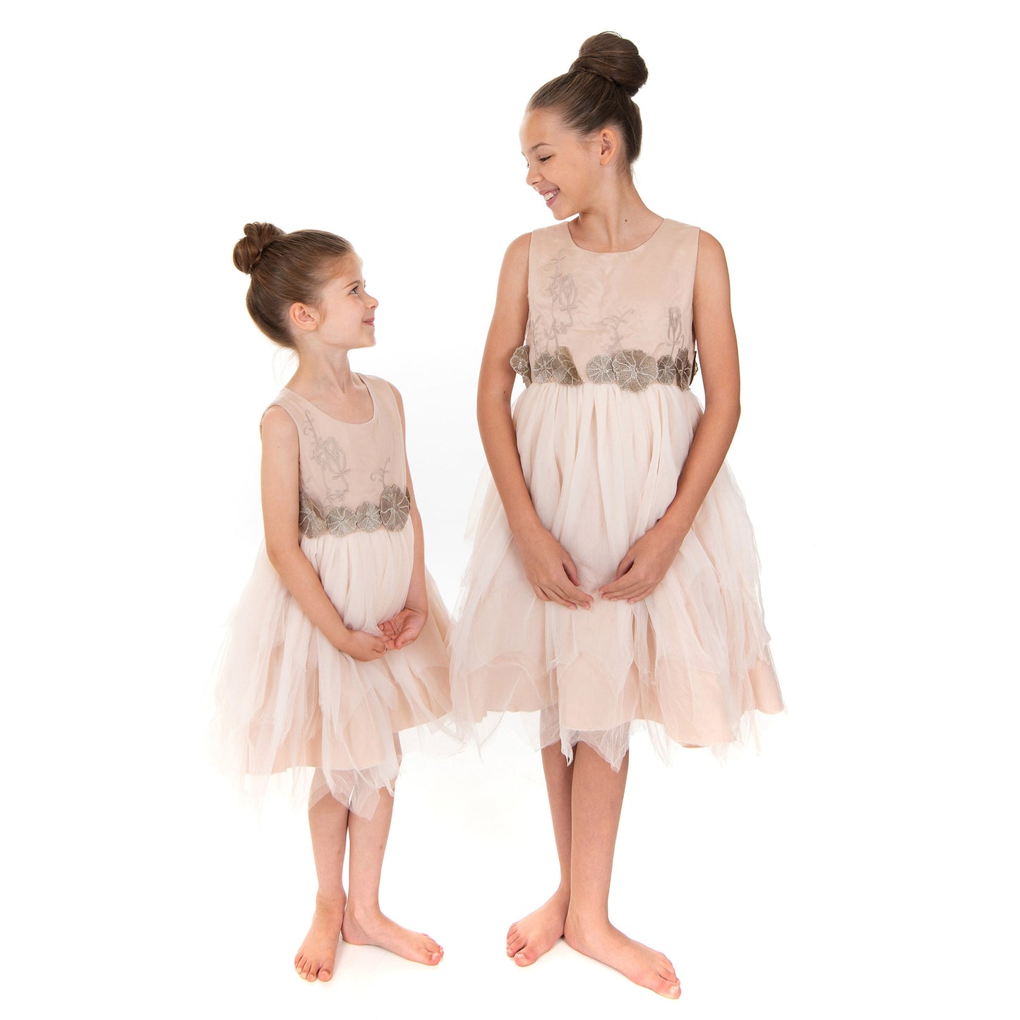 Pale Mauve and Pewter Dress