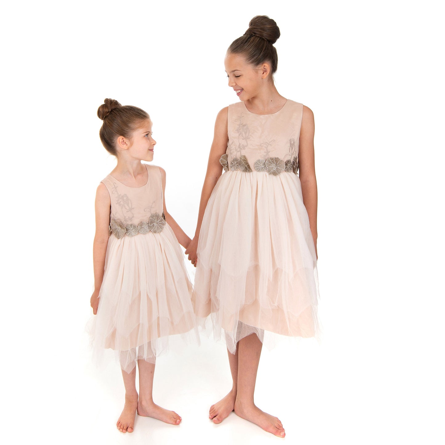 Pale Mauve and Pewter Dress