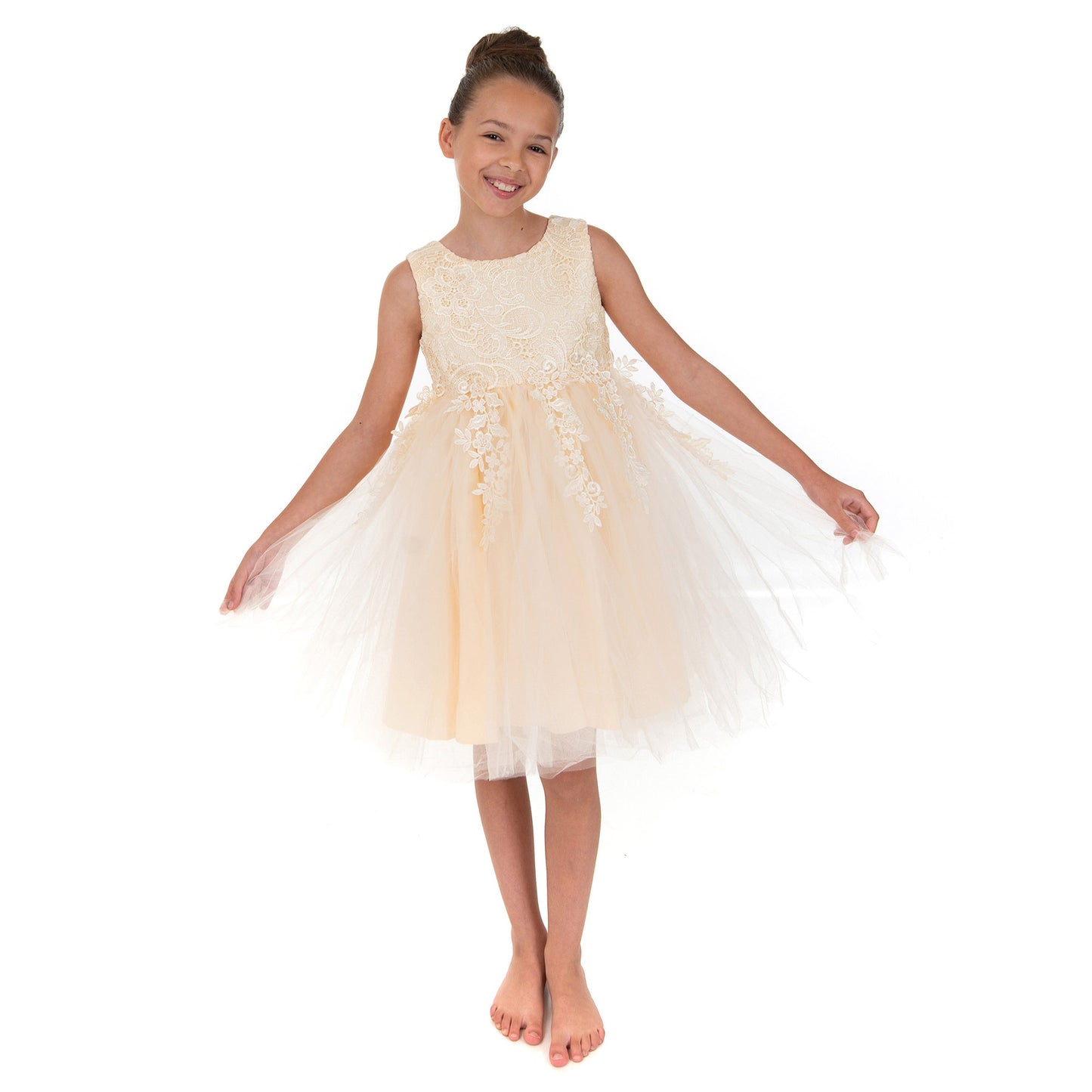 Cream Lace Dress
