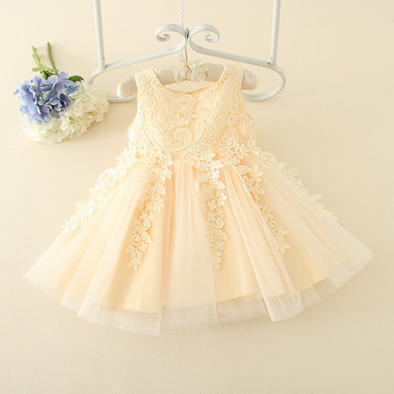 Cream Lace Dress