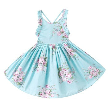 Blue Floral Dress