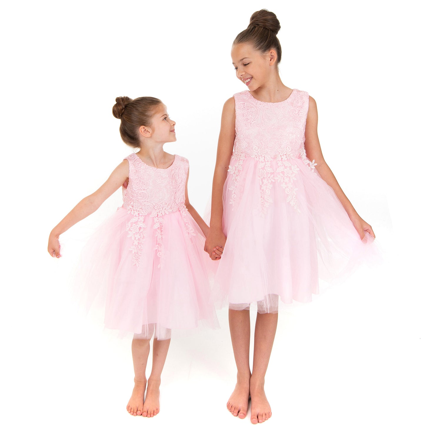 Baby Pink Lace Dress