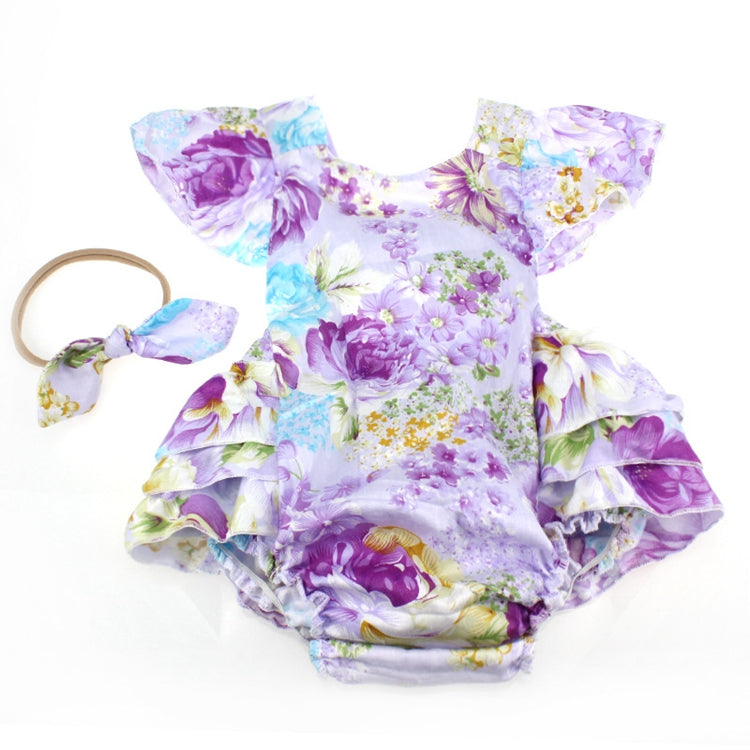 Lilac Floral Romper
