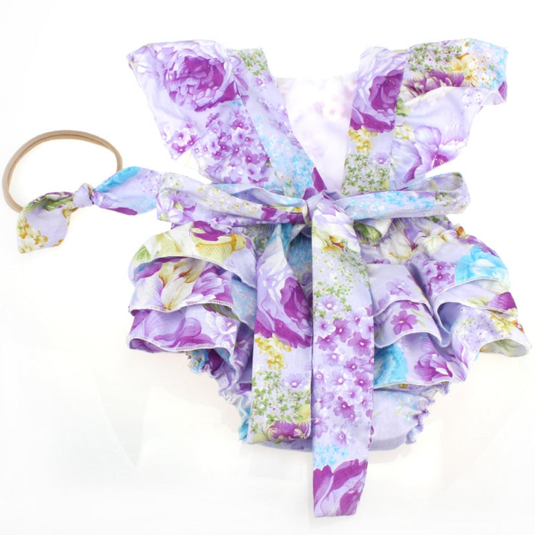 Lilac Floral Romper