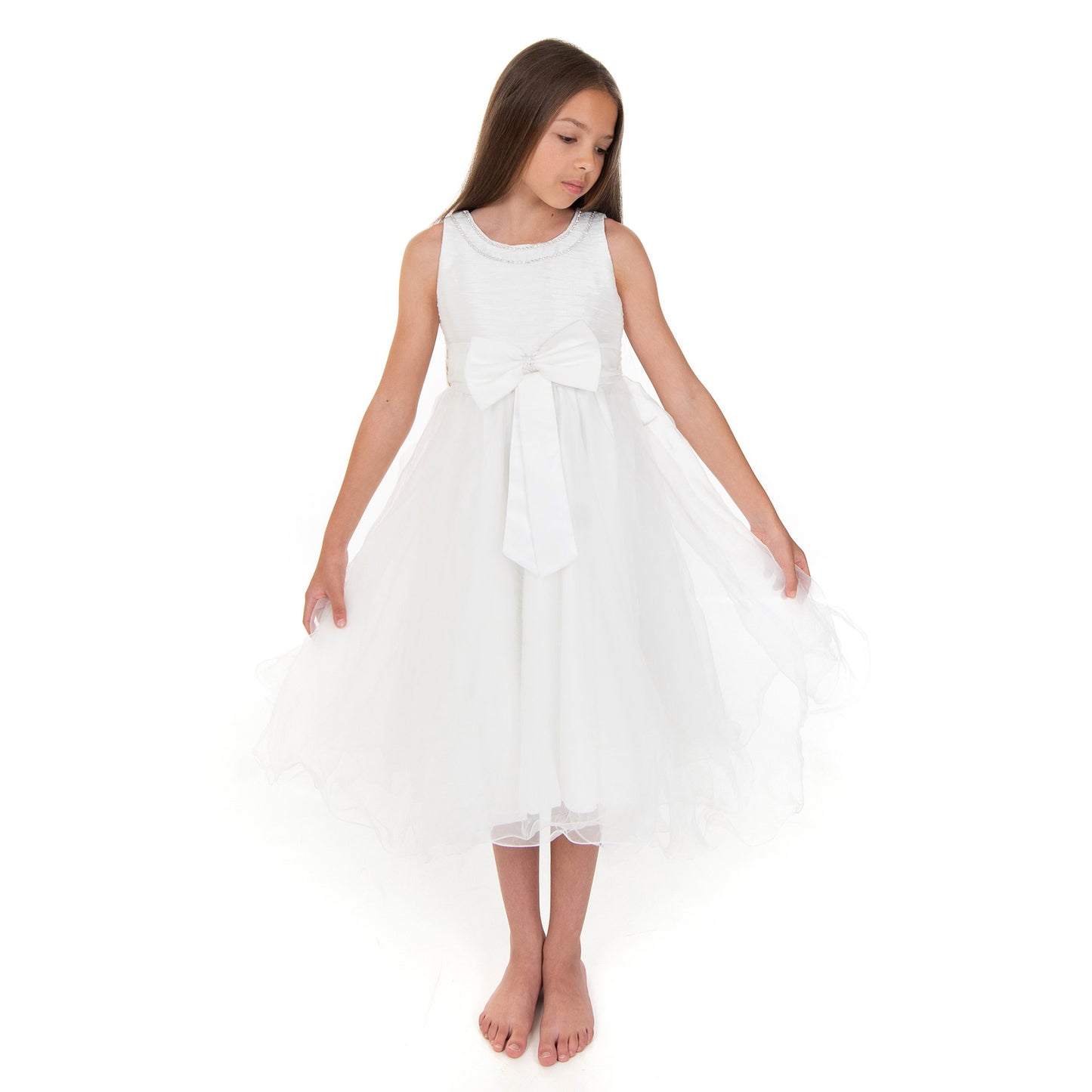 White Bridesmaid Dress