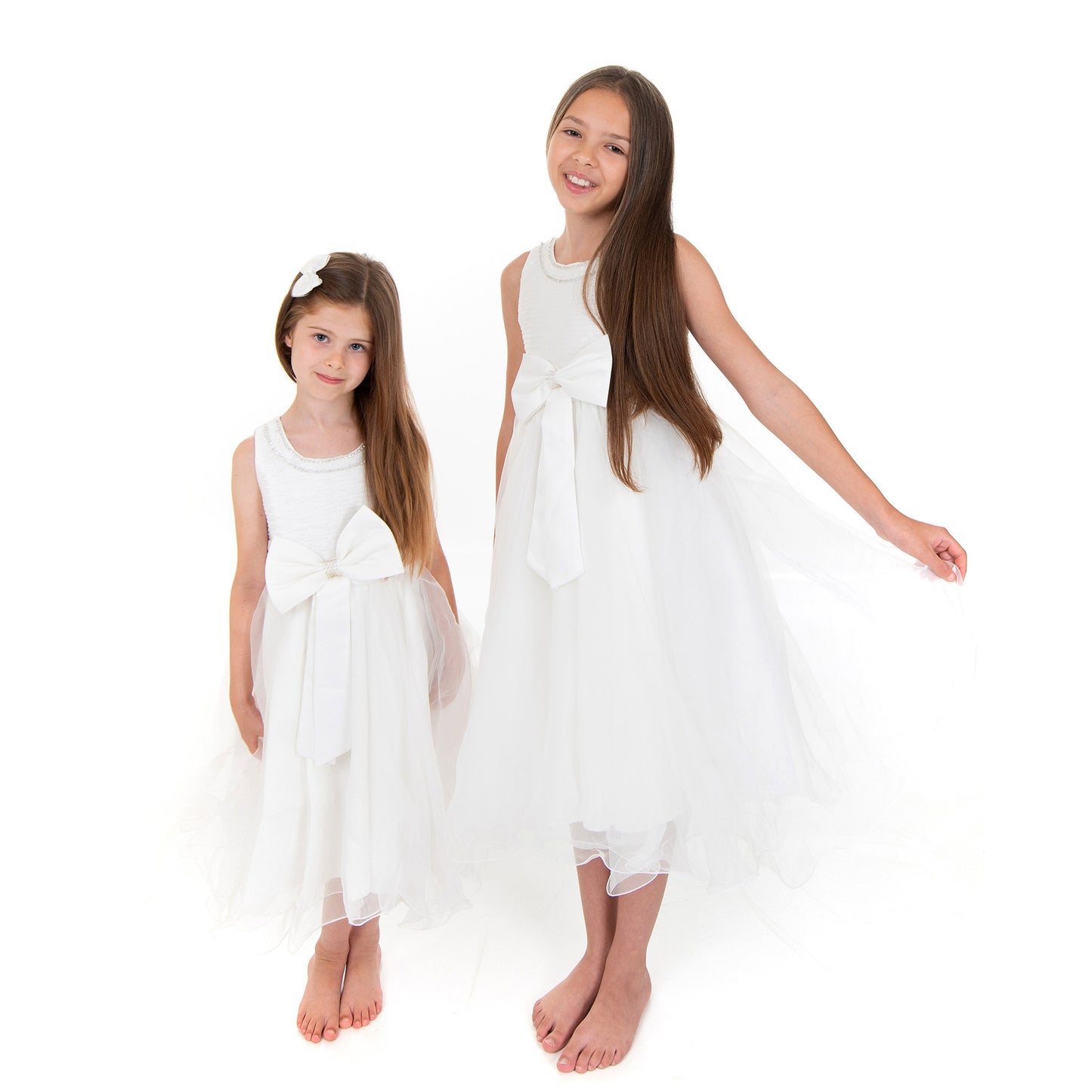 White Bridesmaid Dress